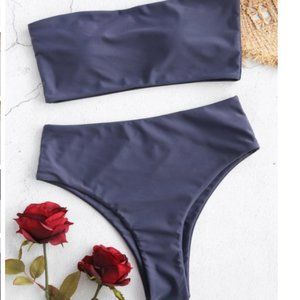 Bandeau bikini (high waisted)